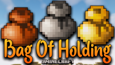 bag of holding mod 1 18 2 more slots for players to accumulate items