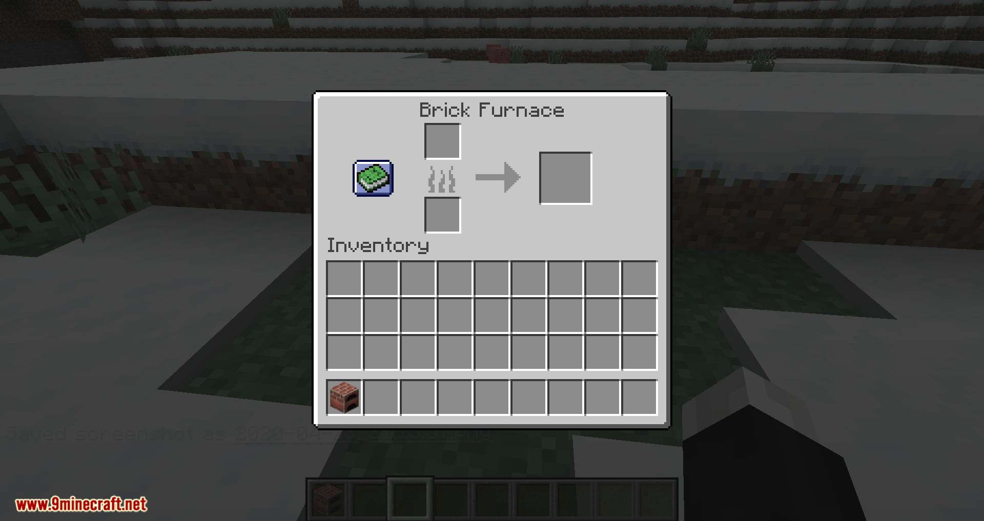 Brick Furnace mod for minecraft 02