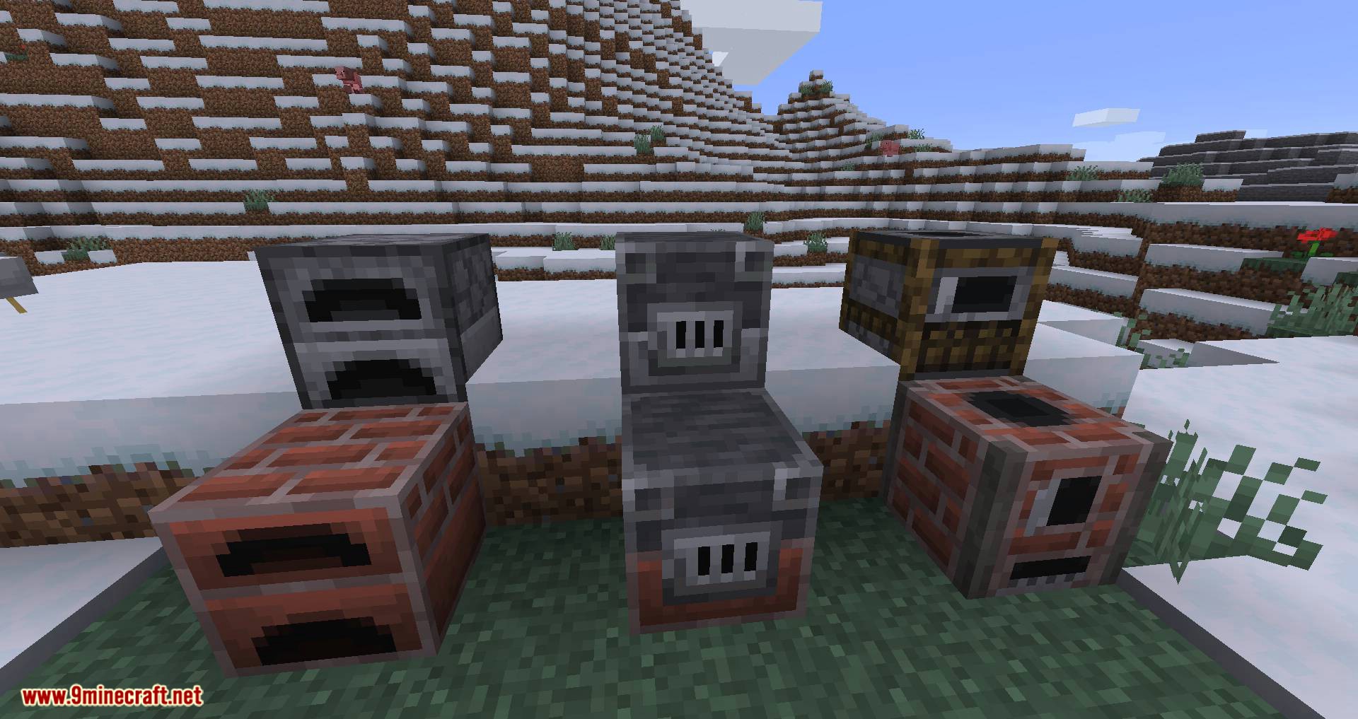 Brick Furnace mod for minecraft 04