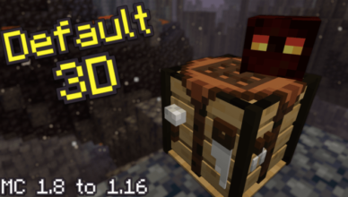 default 3d resource pack for minecraft 1 19 1 18 2 1 17 1 1 16 5