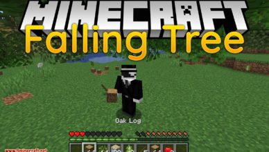 falling tree mod 1 18 2 1 17 1 break down trees by only cutting one piece of it