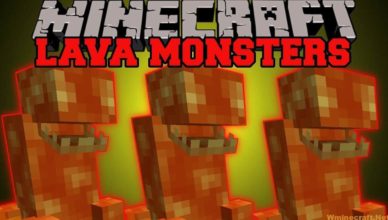 lava monsters mod 1 18 2 1 17 1 adds a new hostile monster that spawns in lava and spits fireballs at you