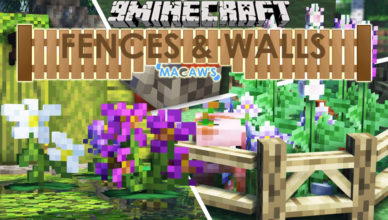 macaws fences and walls mod 1 18 2 1 17 1 new vanila styled gates