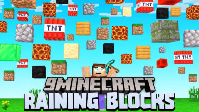 minecraft but its raining random blocks data pack 1 18 2 1 17 1