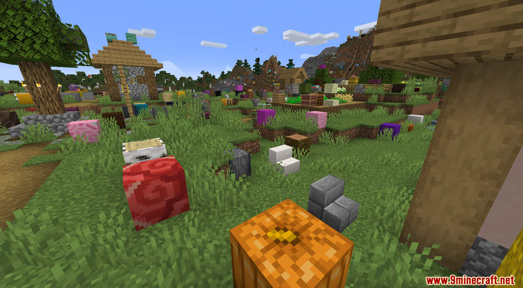 Minecraft But It’s Raining Random Blocks Data Pack Screenshots (9)