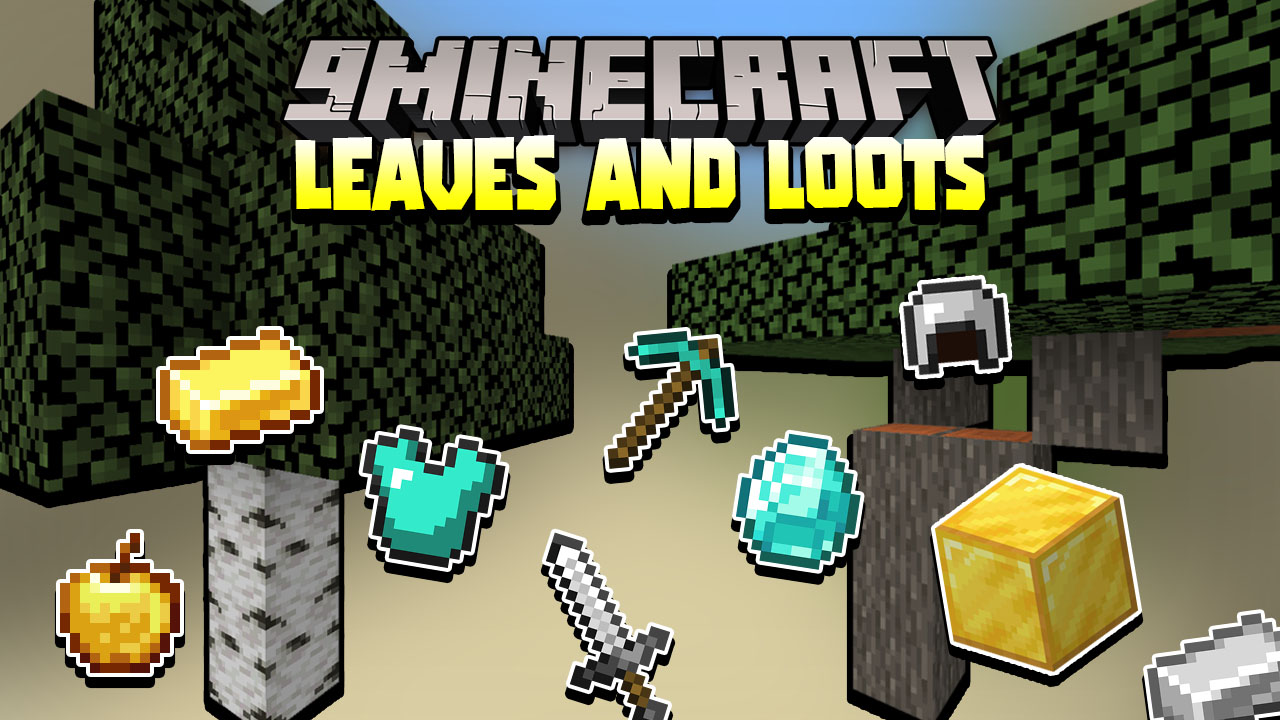 Minecraft But Leaves Are OP Data Pack Thumbnail