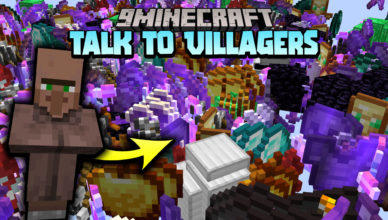 minecraft but talking with villager give op loots 1 18 2 1 17 1