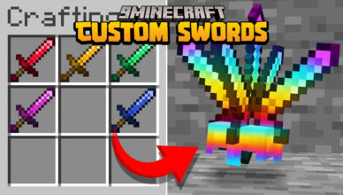 minecraft but there are custom swords data pack 1 18 2 1 17 1