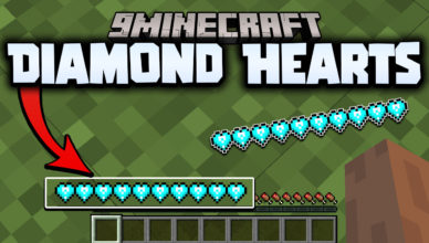 minecraft but there are diamond lucky hearts 1 18 2 1 17 1