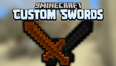 minecraft but there is custom swords data pack 1 18 2 1 17 1