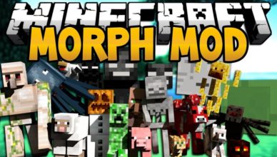 morphing mod 1 16 5 1 12 2 morph into any mob ever
