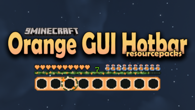 orange gui and hotbar resource pack 1 18 2 new colorful gui