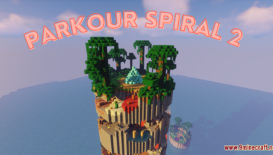 parkour spiral 2 map 1 18 2 jump your way up from the nether