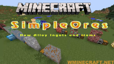 simpleores mod 1 18 2 1 17 1 adds 5 new ores to the game copper tin mythril adamantium and onyx