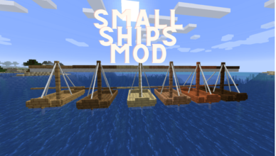 small ships mod 1 16 5 introduces unique boats to minecraft for safer sea voyages