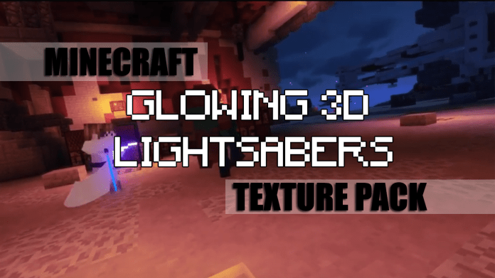 Glowing 3D Lightsabers Resource Pack