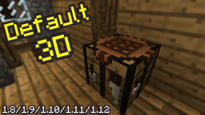 Minecraft Default 3D 1.14.2 / 1.14