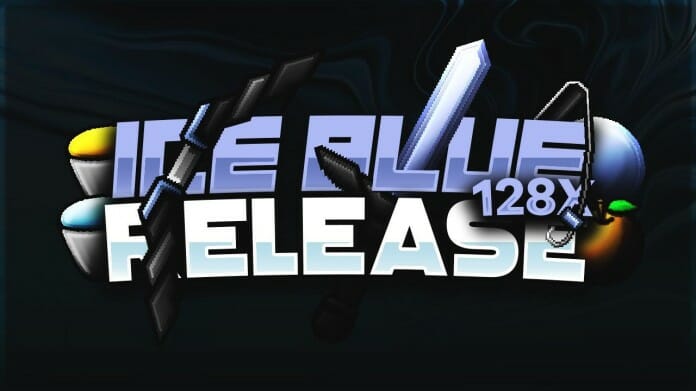 Ice Blue 128x PvP Texture Pack for Minecraft 1.8