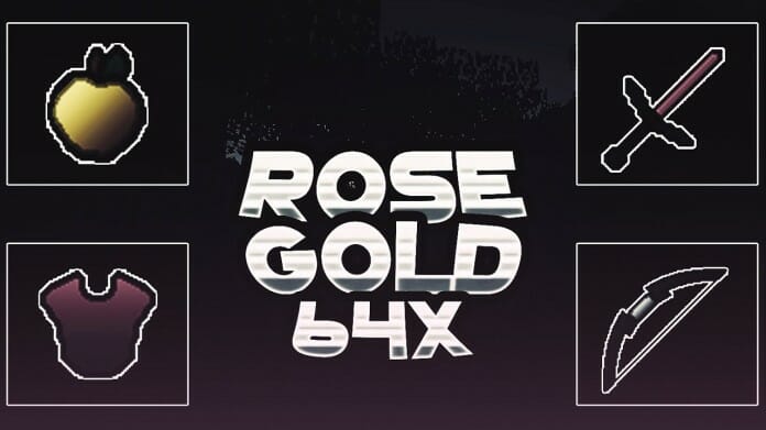 Rose gold 64x PvP Texture Pack