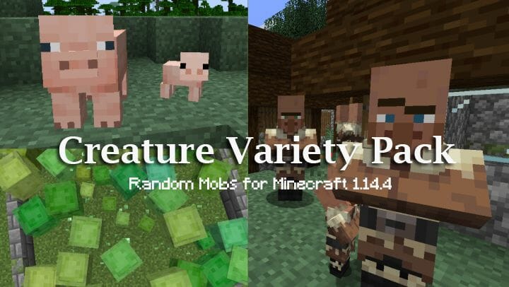 Random Mobs Minecraft - Creature Variety Pack 1.14.4