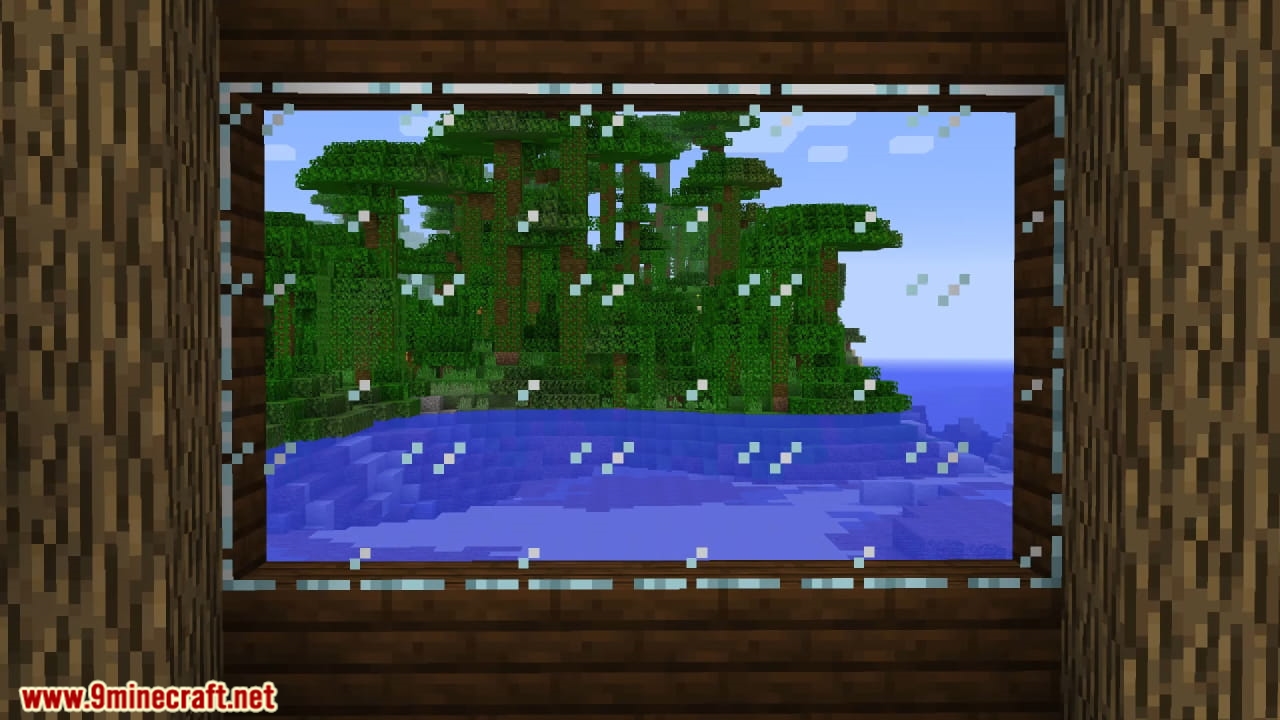 Minecraft connected glass