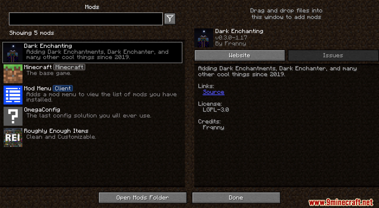 Dark Enchanting Mod for Minecraft (1)