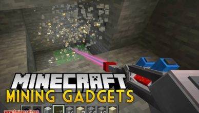 mining gadgets mod 1 18 2 1 17 1 because mining with lasers is cool